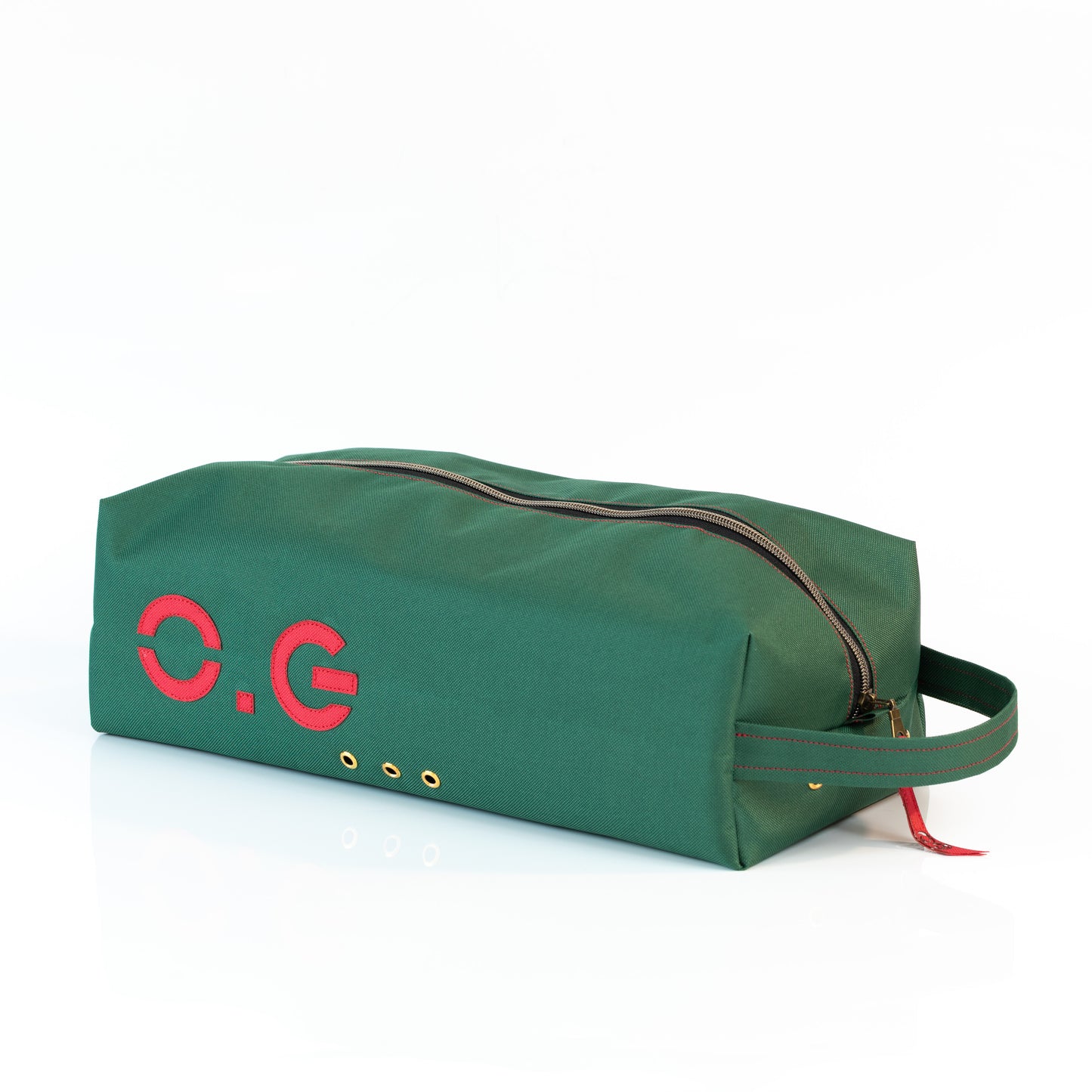 Canvas Odour Guard Bag- Bottle Green